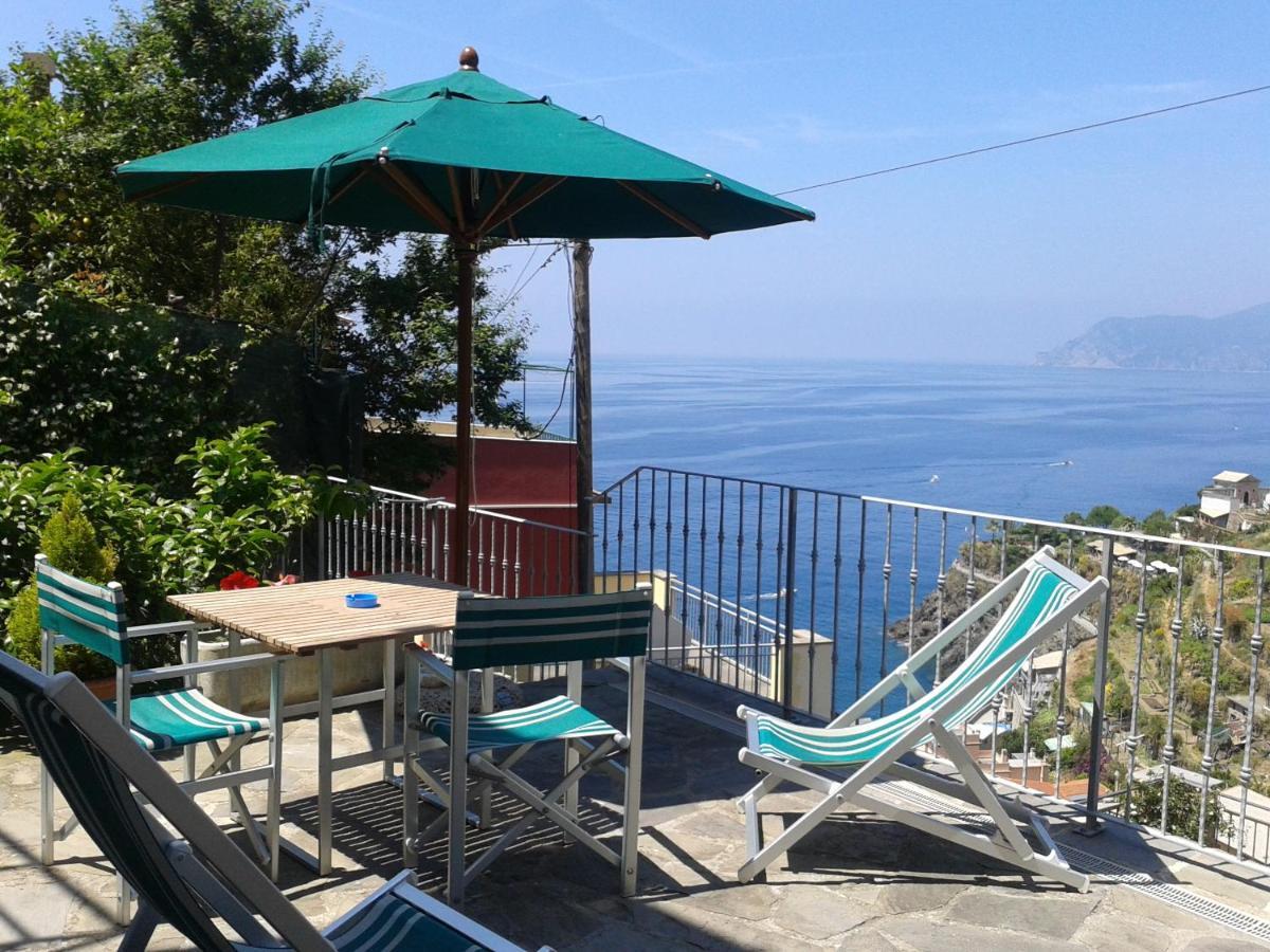 Aria Di Mare, Manarola - Camere Con Vista Mare! Exteriér fotografie