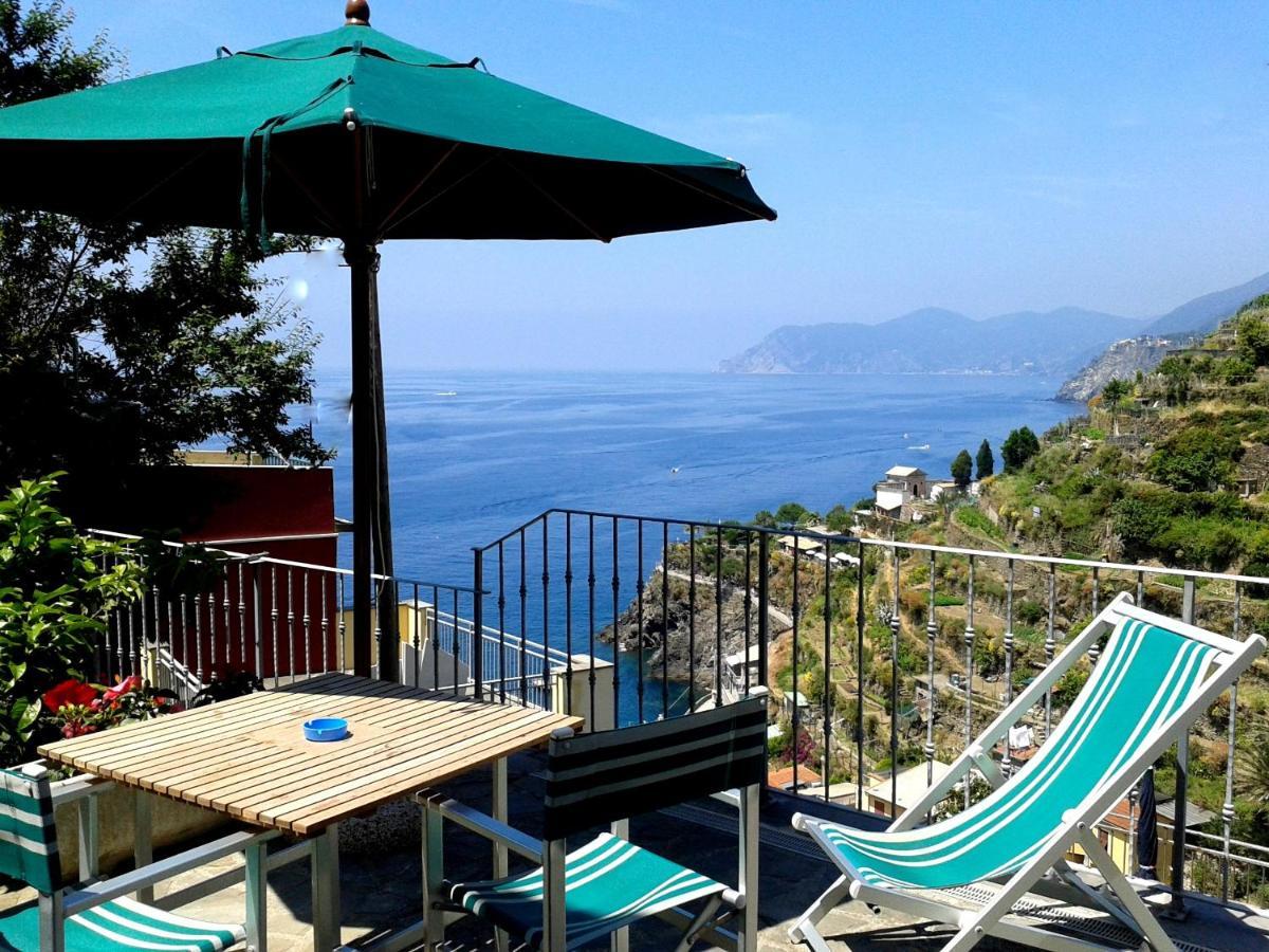 Aria Di Mare, Manarola - Camere Con Vista Mare! Exteriér fotografie