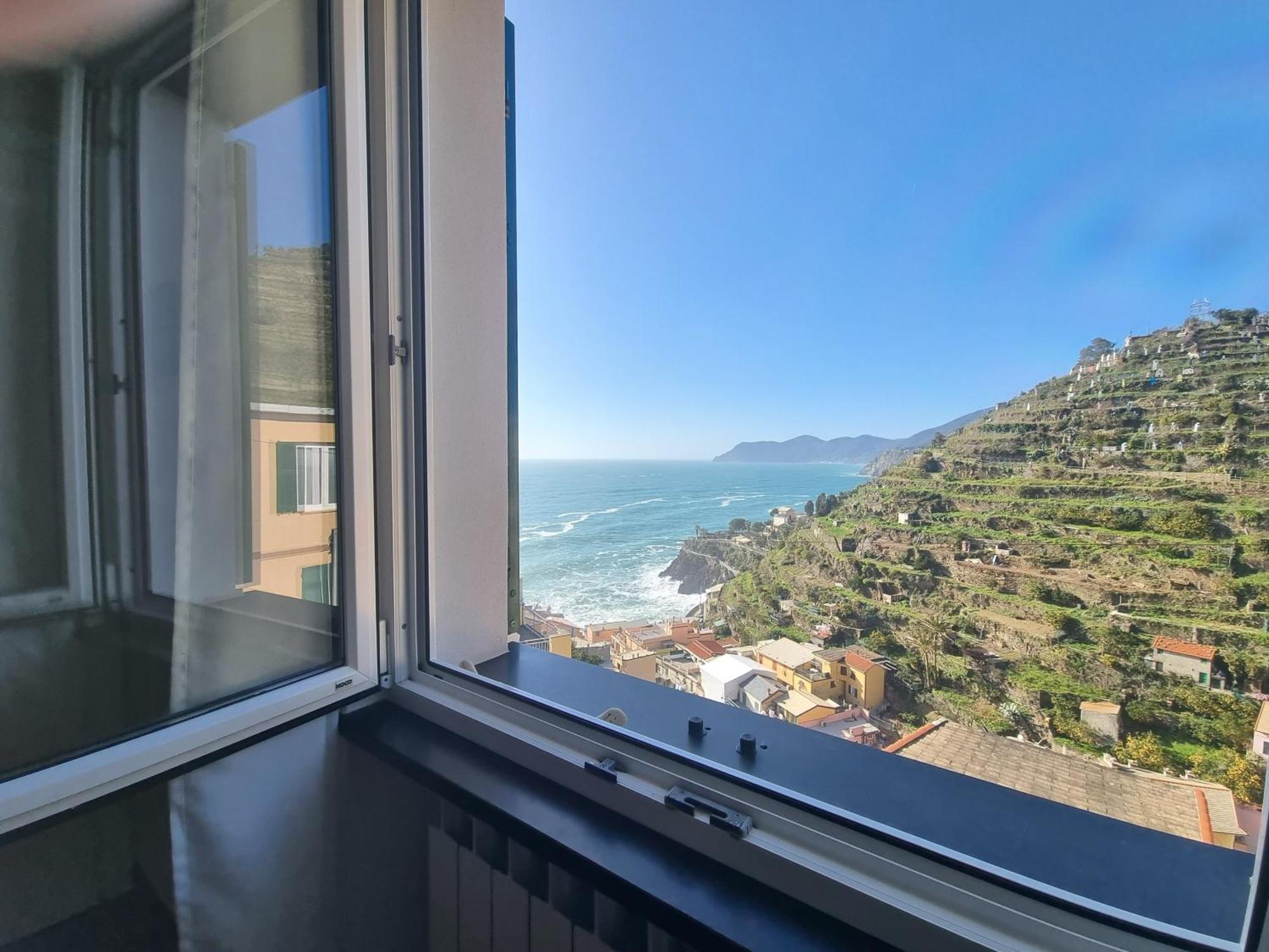 Aria Di Mare, Manarola - Camere Con Vista Mare! Exteriér fotografie